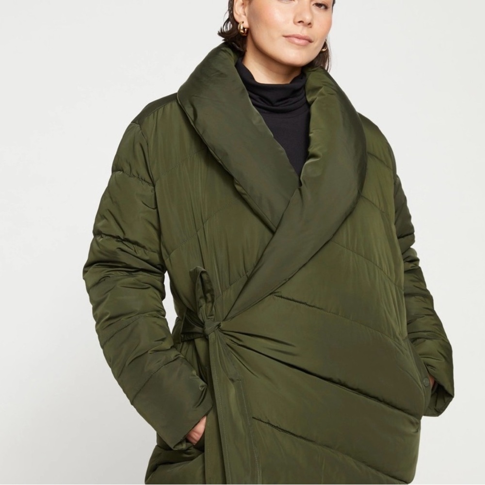 Universal Standard Deep Green Women's Puffer Coat